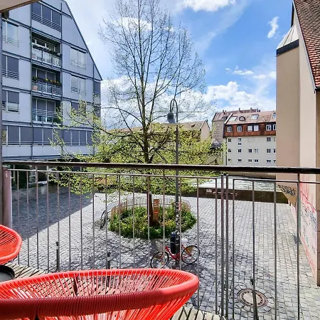 Linde3 - 10 Minuten In Die Altstadt Mit Balkon Und Pegnitzblick Nuremberg Exterior photo